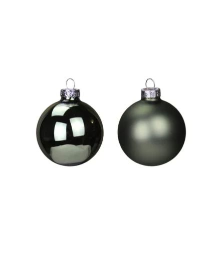 Bolas de Natal Verde 6cm Conjunto de 20 Unidades